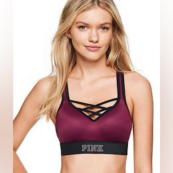 PINK Victoria's Secret Other - VS PINK | Ultimate Push Up Strappy Sports Bra Size XS